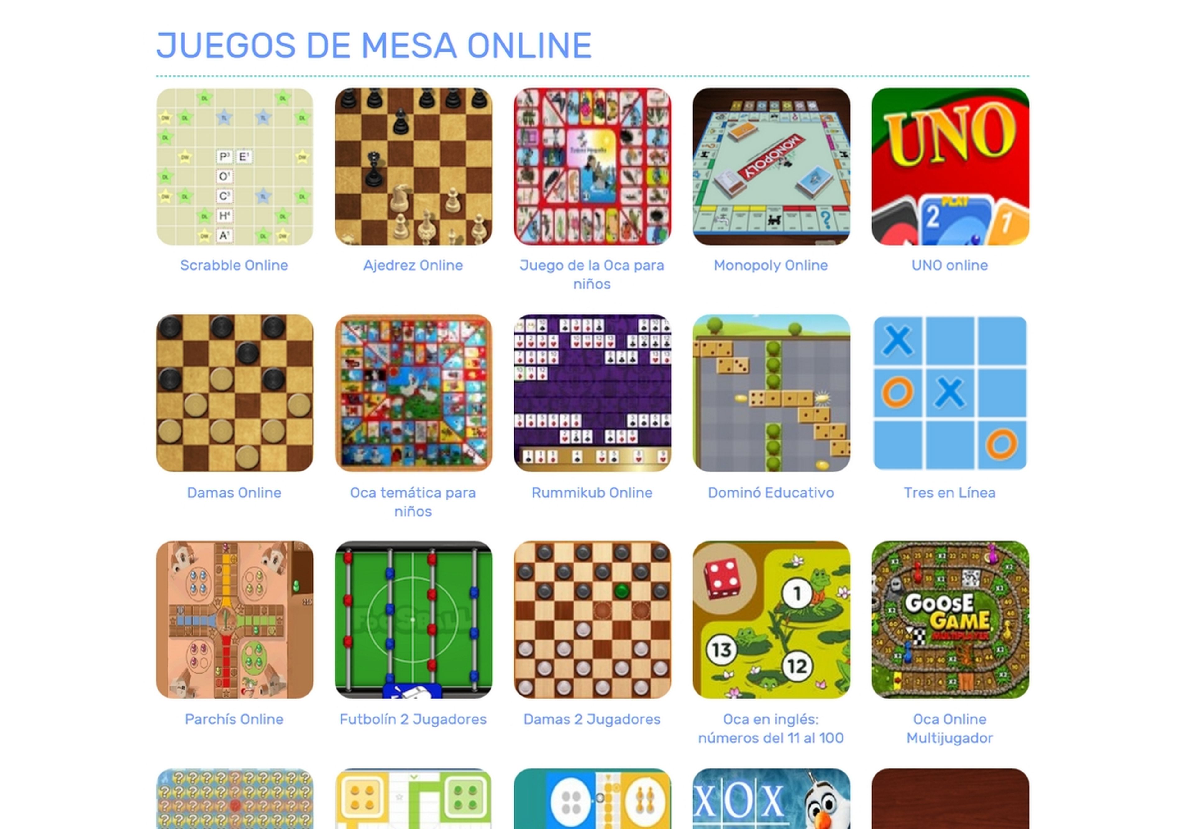 12 juegos de mesa online multijugador para jugar con amigos